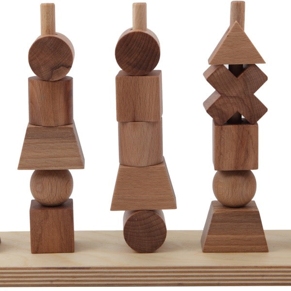 Natural wood stacking toy outlet